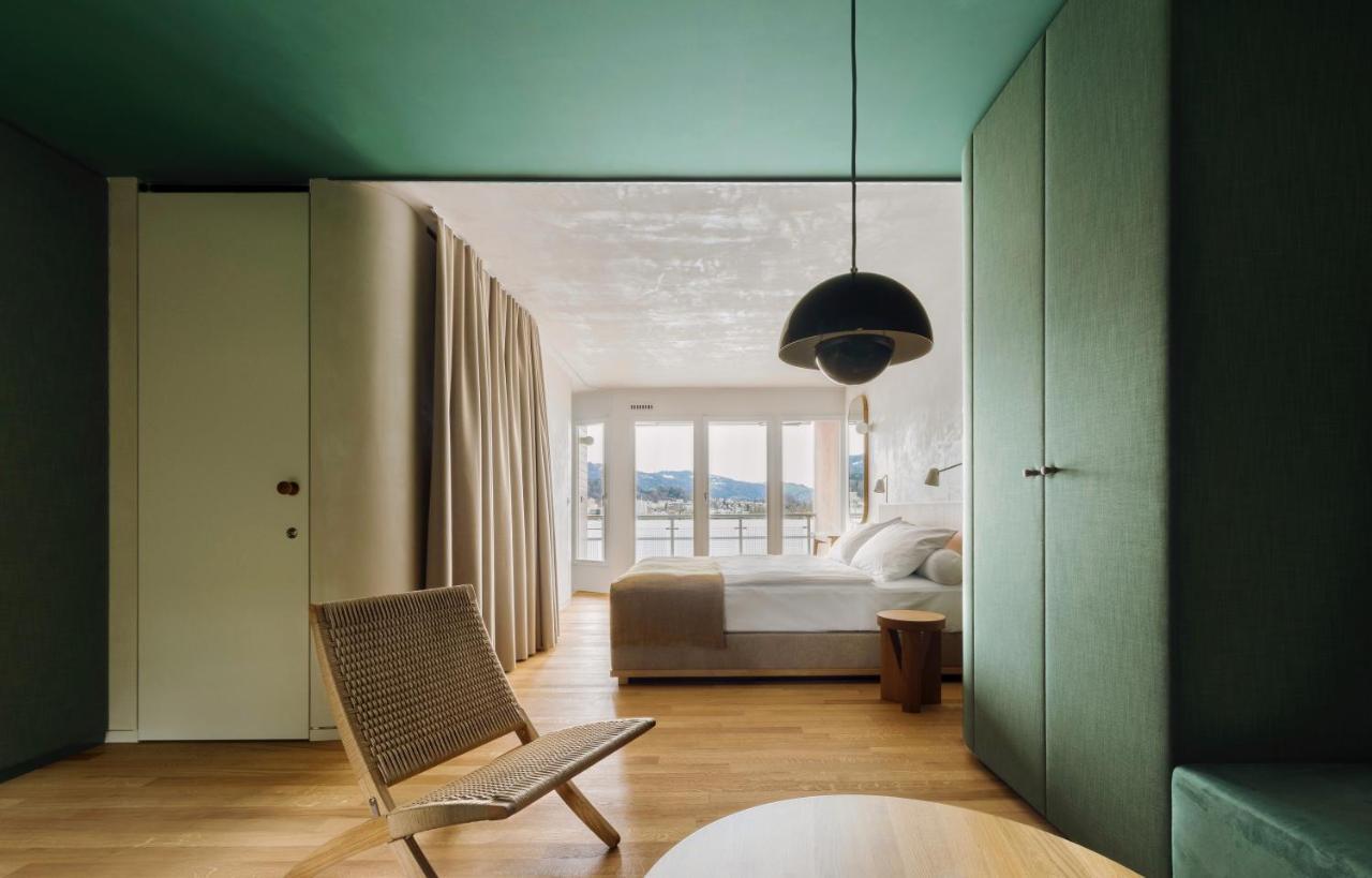 Hermitage Lake Lucerne - Beach Club & Lifestyle Hotel Exterior foto