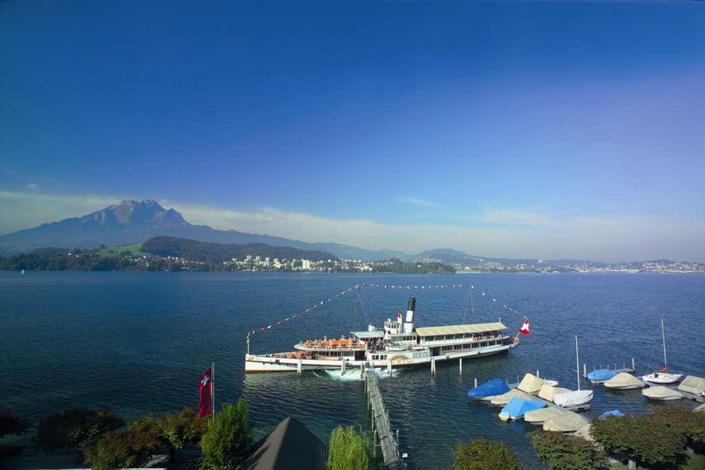 Hermitage Lake Lucerne - Beach Club & Lifestyle Hotel Exterior foto