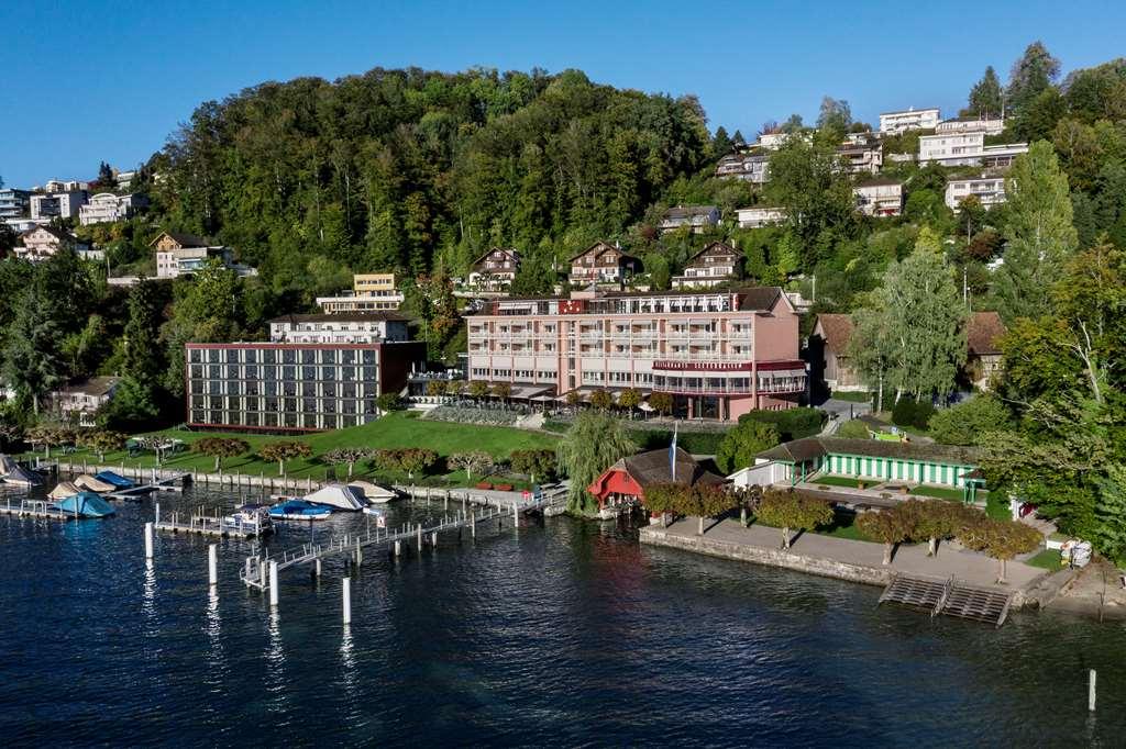 Hermitage Lake Lucerne - Beach Club & Lifestyle Hotel Exterior foto