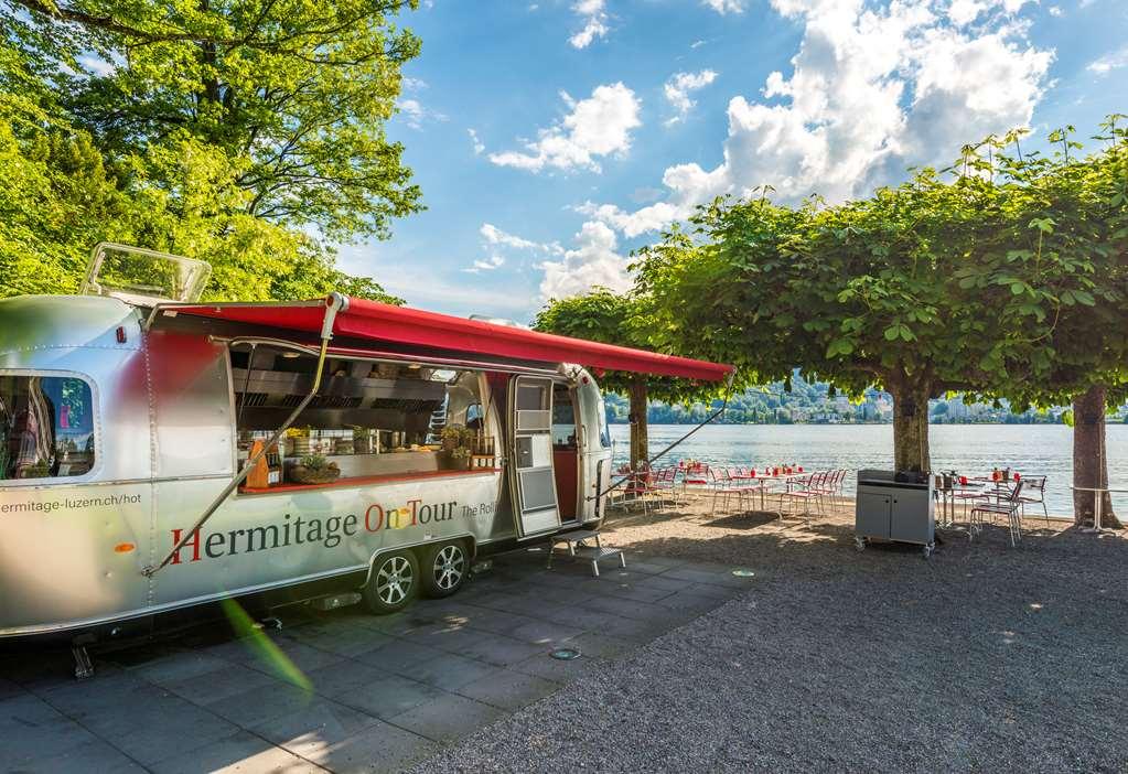Hermitage Lake Lucerne - Beach Club & Lifestyle Hotel Restaurante foto
