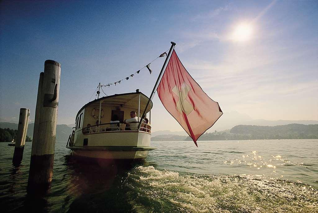 Hermitage Lake Lucerne - Beach Club & Lifestyle Hotel Exterior foto