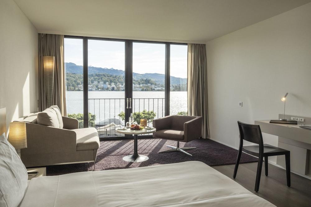 Hermitage Lake Lucerne - Beach Club & Lifestyle Hotel Exterior foto