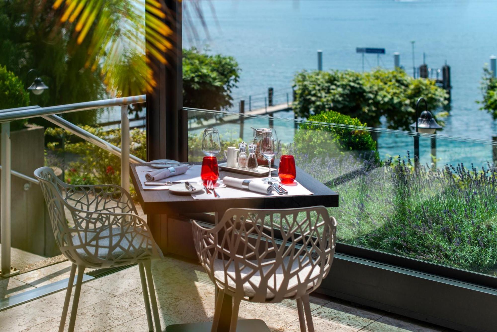 Hermitage Lake Lucerne - Beach Club & Lifestyle Hotel Exterior foto