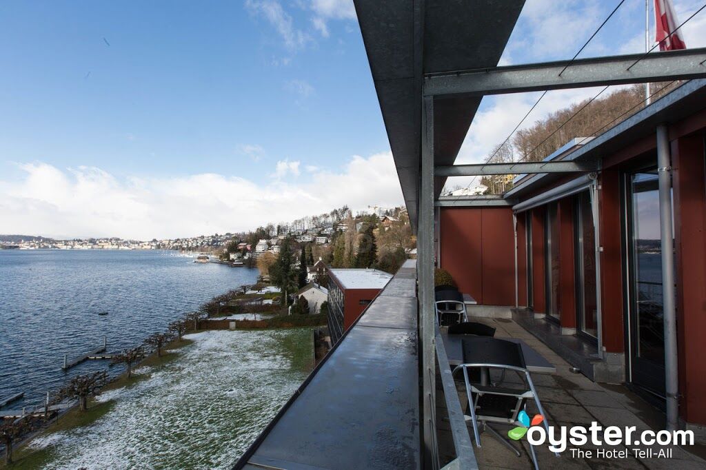 Hermitage Lake Lucerne - Beach Club & Lifestyle Hotel Exterior foto
