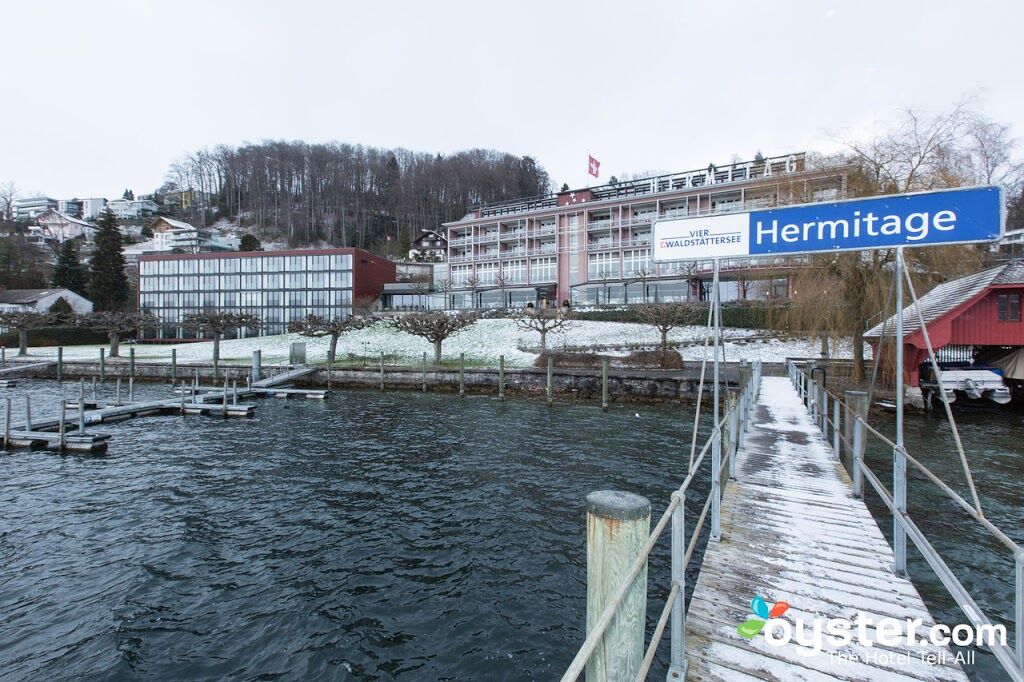 Hermitage Lake Lucerne - Beach Club & Lifestyle Hotel Exterior foto